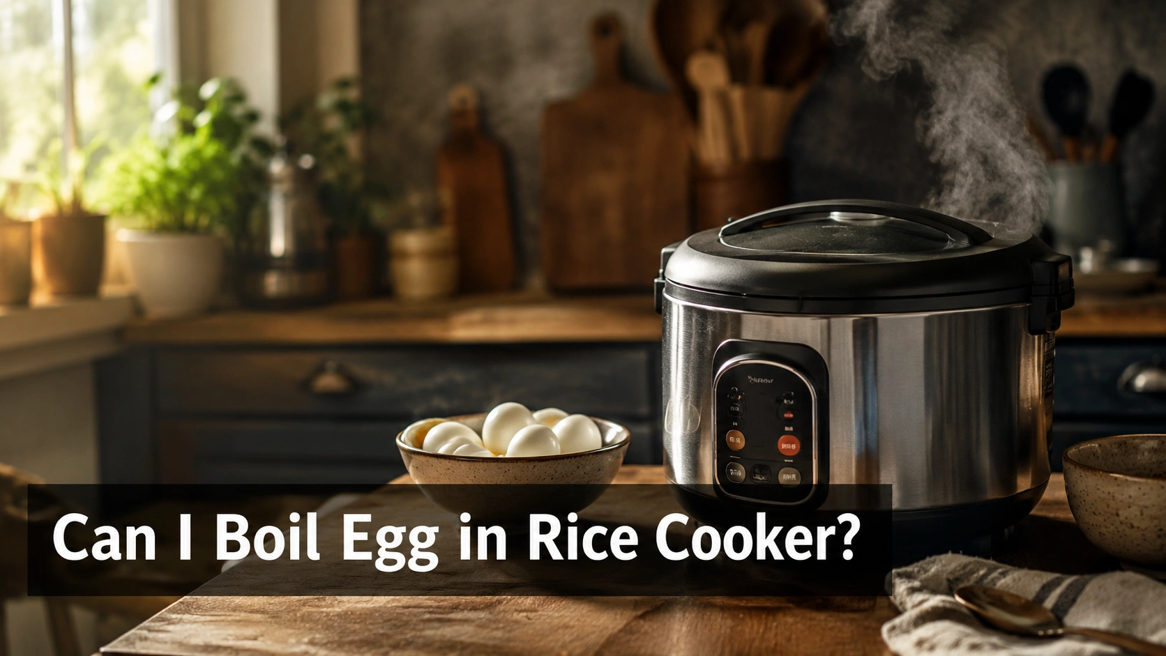 Can I Boil Egg in Rice Cooker