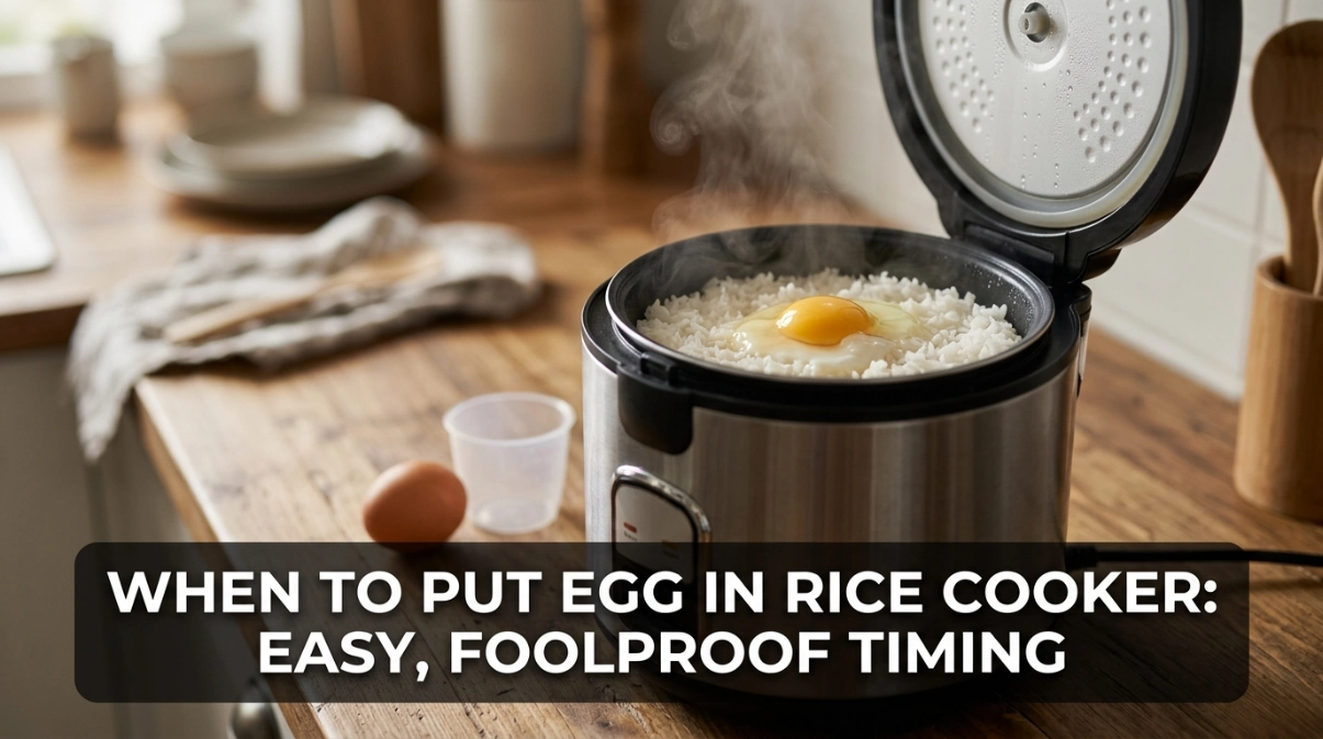When to Put Egg in Rice Cooker Easy, Foolproof Timing