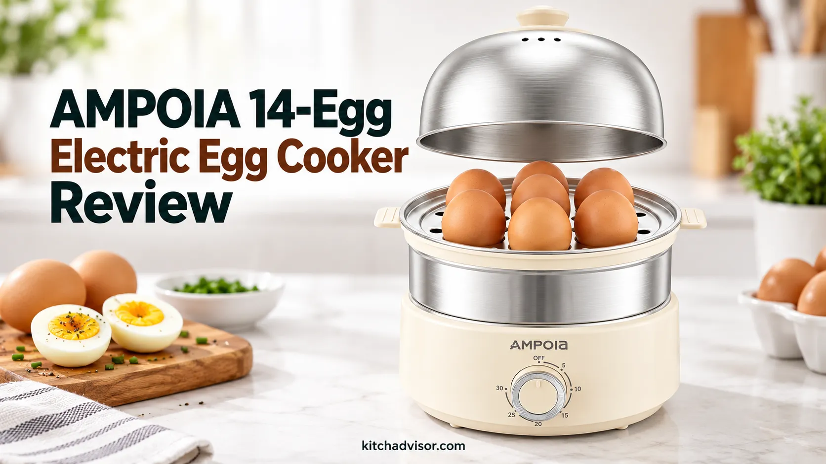 AMPOIA 14-Egg Electric Egg Cooker Review