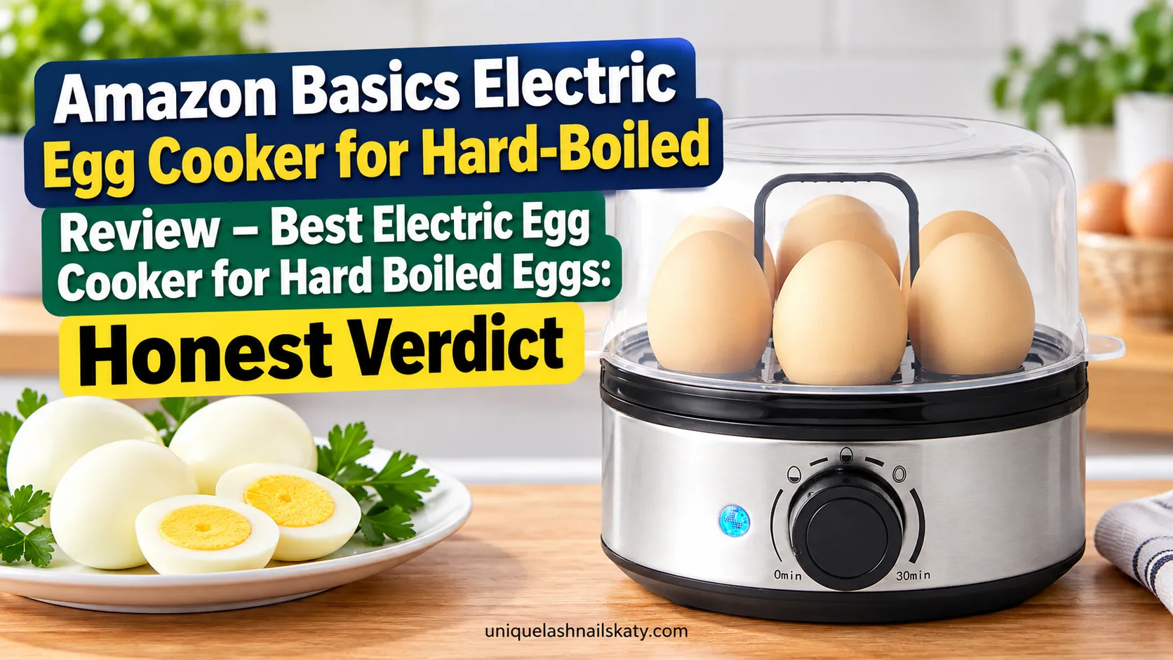 Amazon Basics Electric Egg Cooker for Hard-Boiled Review
