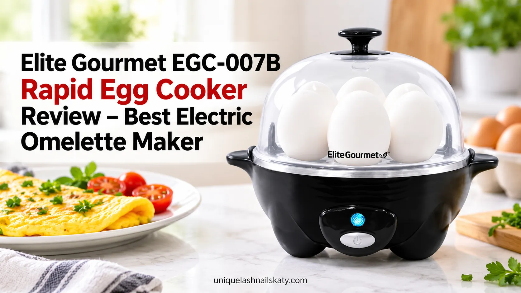 Elite Gourmet EGC-007B Rapid Egg Cooker
