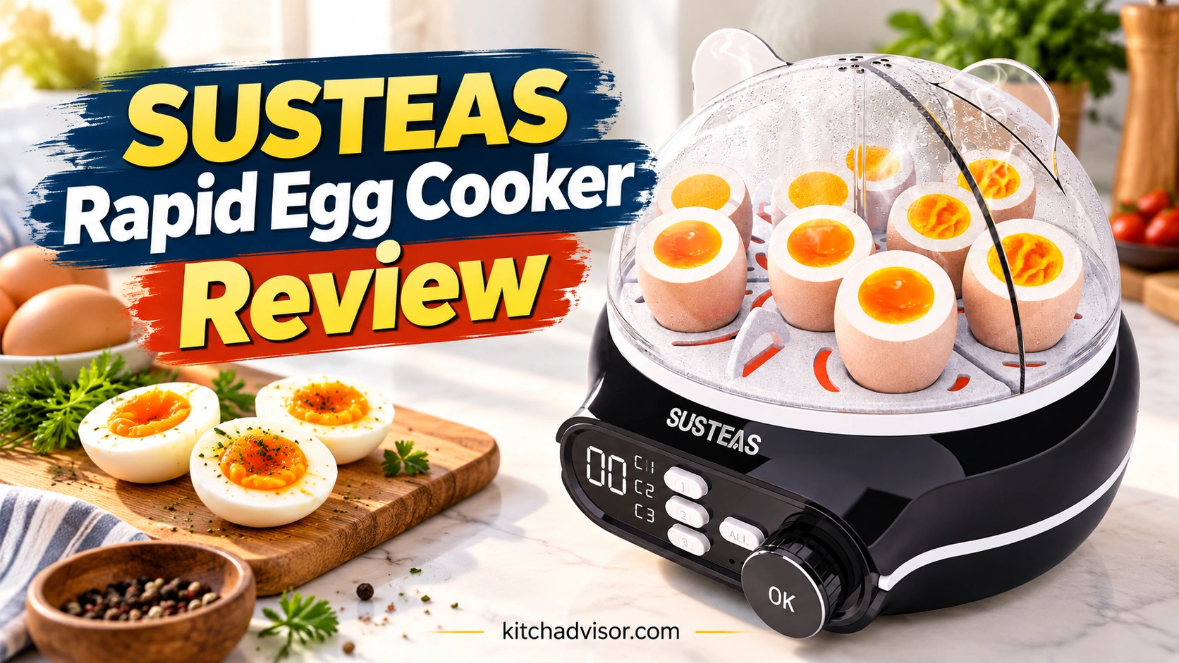 SUSTEAS Rapid Egg Cooker Review