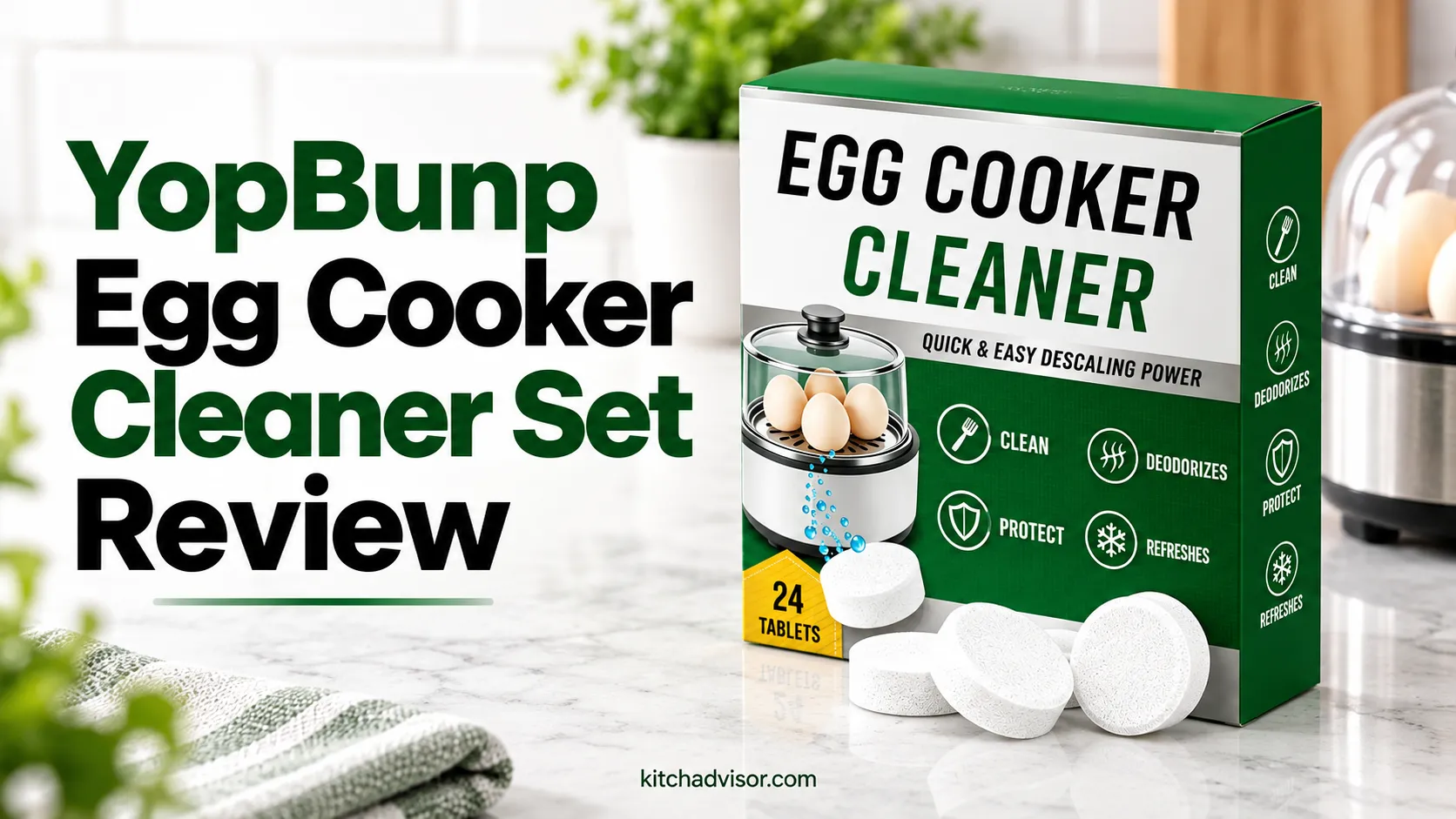 YopBunp Egg Cooker Cleaner Set Review