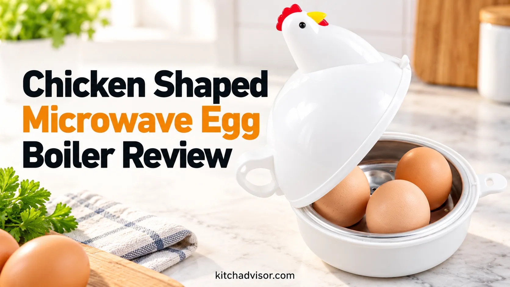 Chicken Shaped Microwave Egg Boiler Review