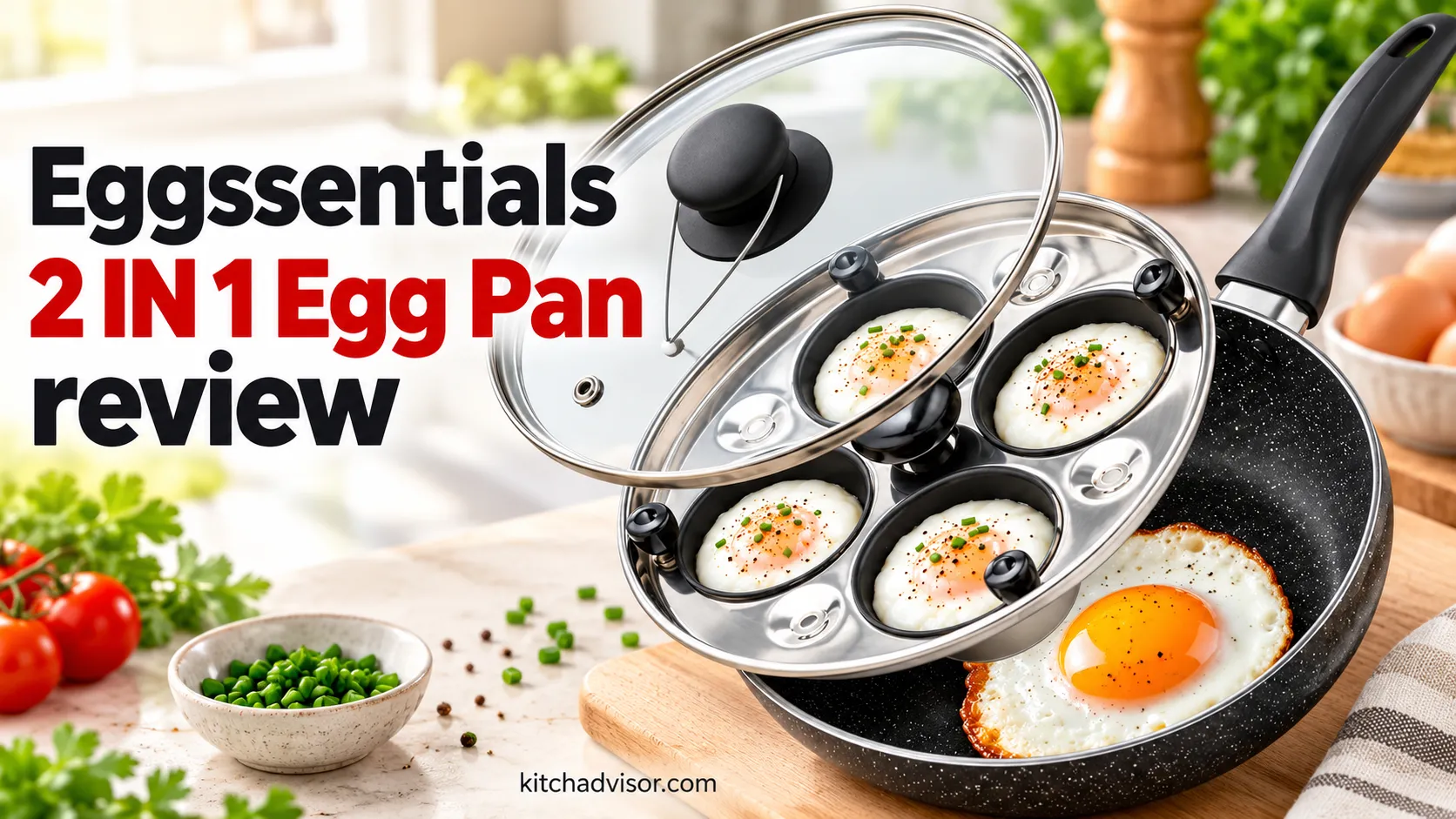 Eggssentials 2 IN 1 Egg Pan Review