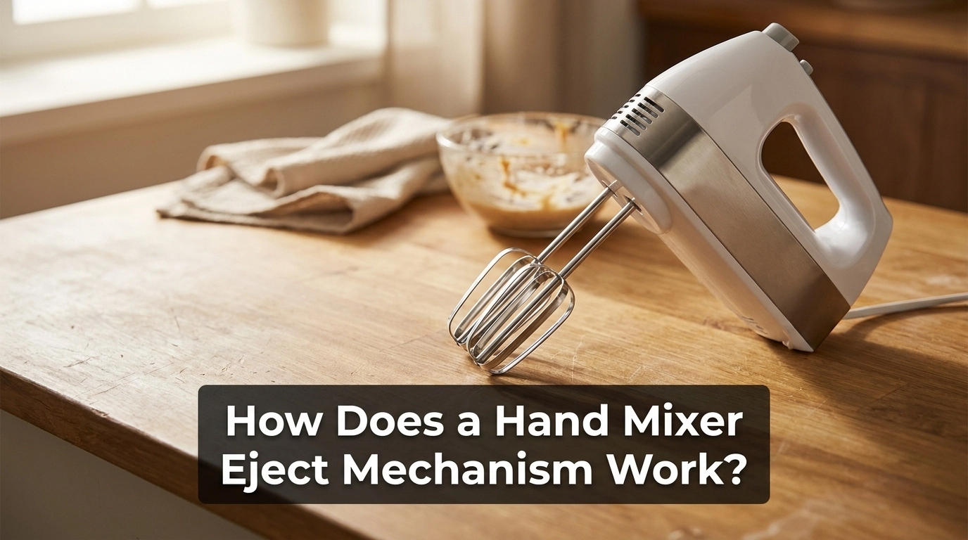 How Does the Eject Mechanism Work in a Hand Mixer