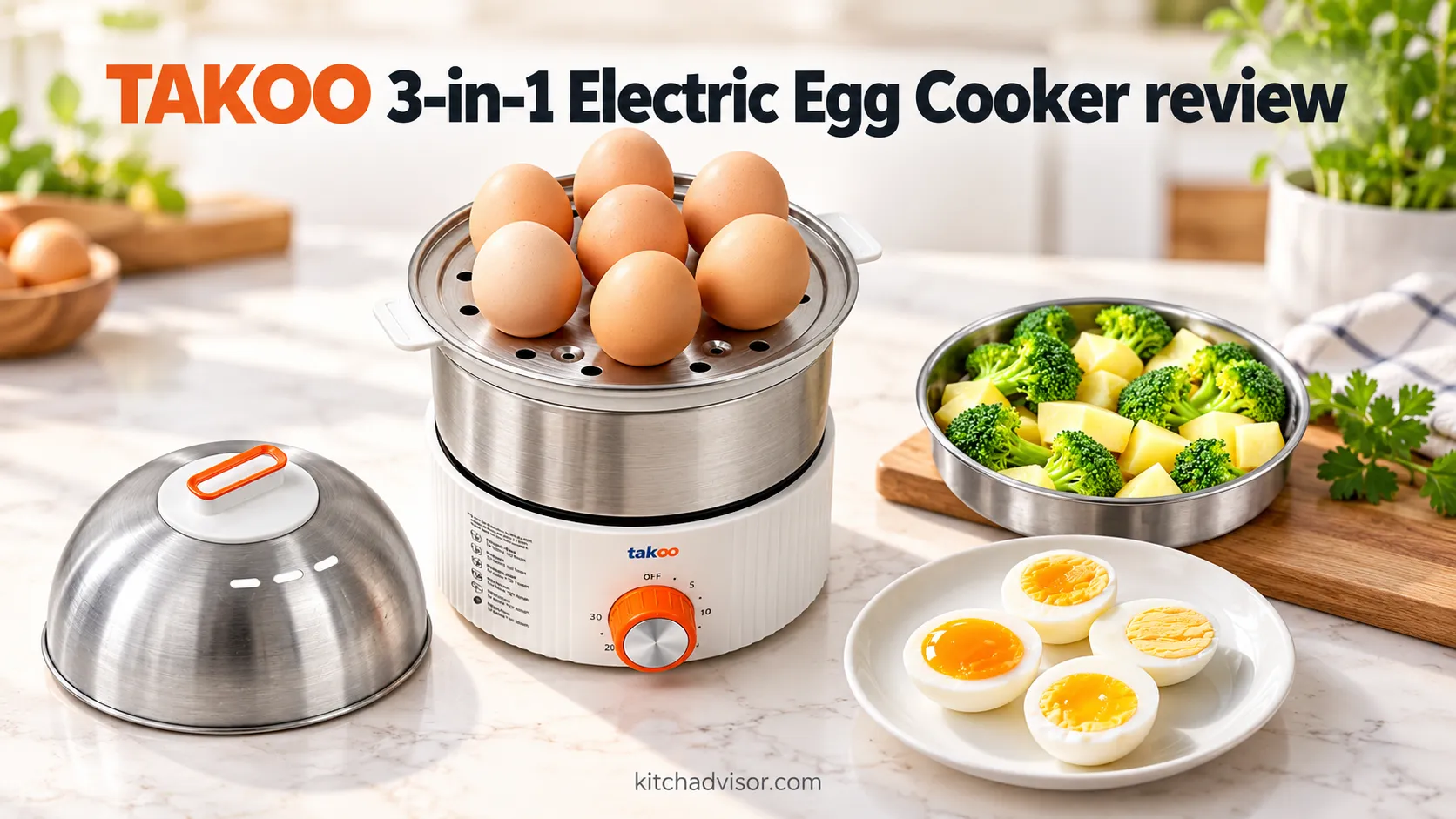 TAKOO 3-in-1 Electric Egg Cooker Review