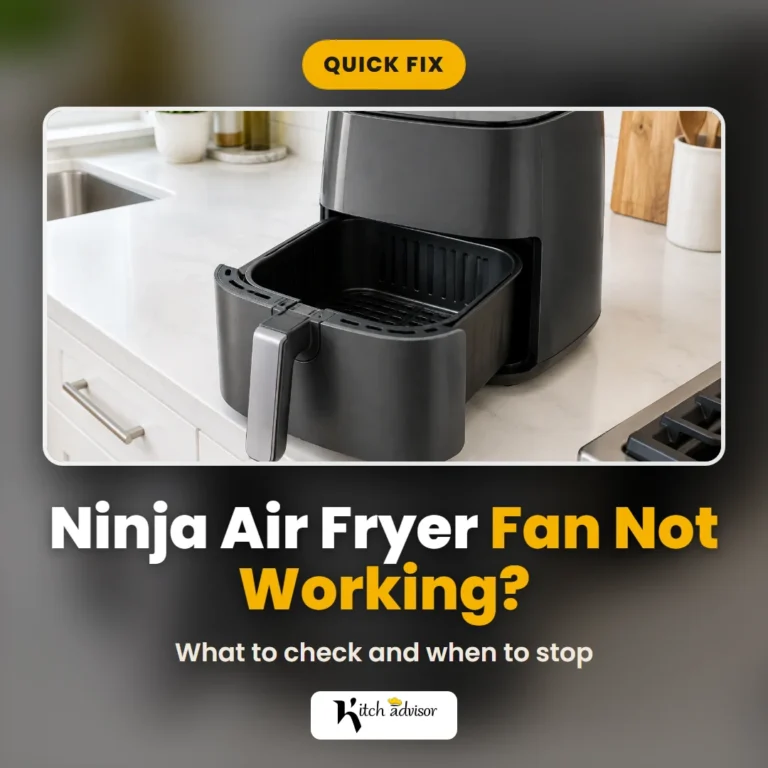 Ninja air fryer fan not working fixes