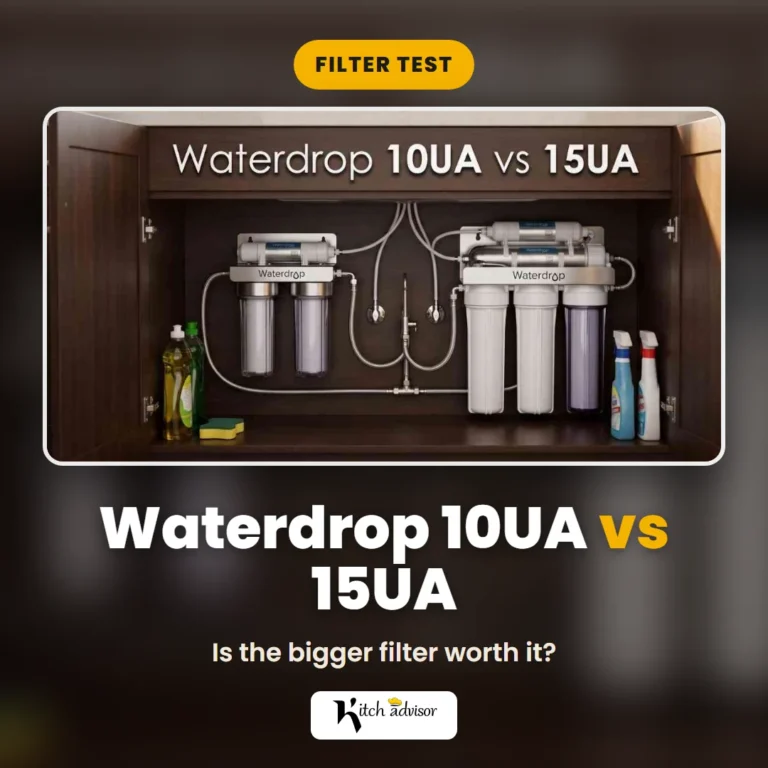 Waterdrop 10UA vs 15UA under-sink filter